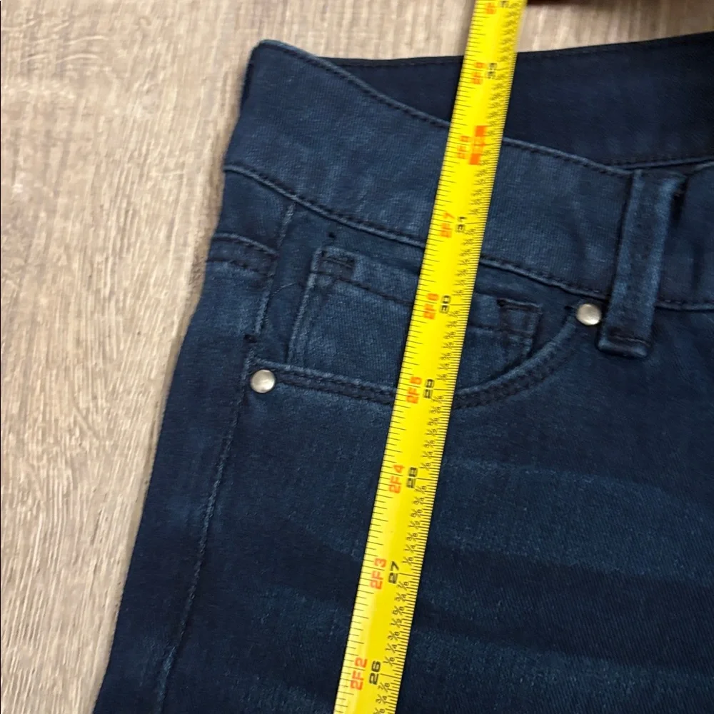 Grace & Lace Women's Blue Stretch cropped Jeans 4‎